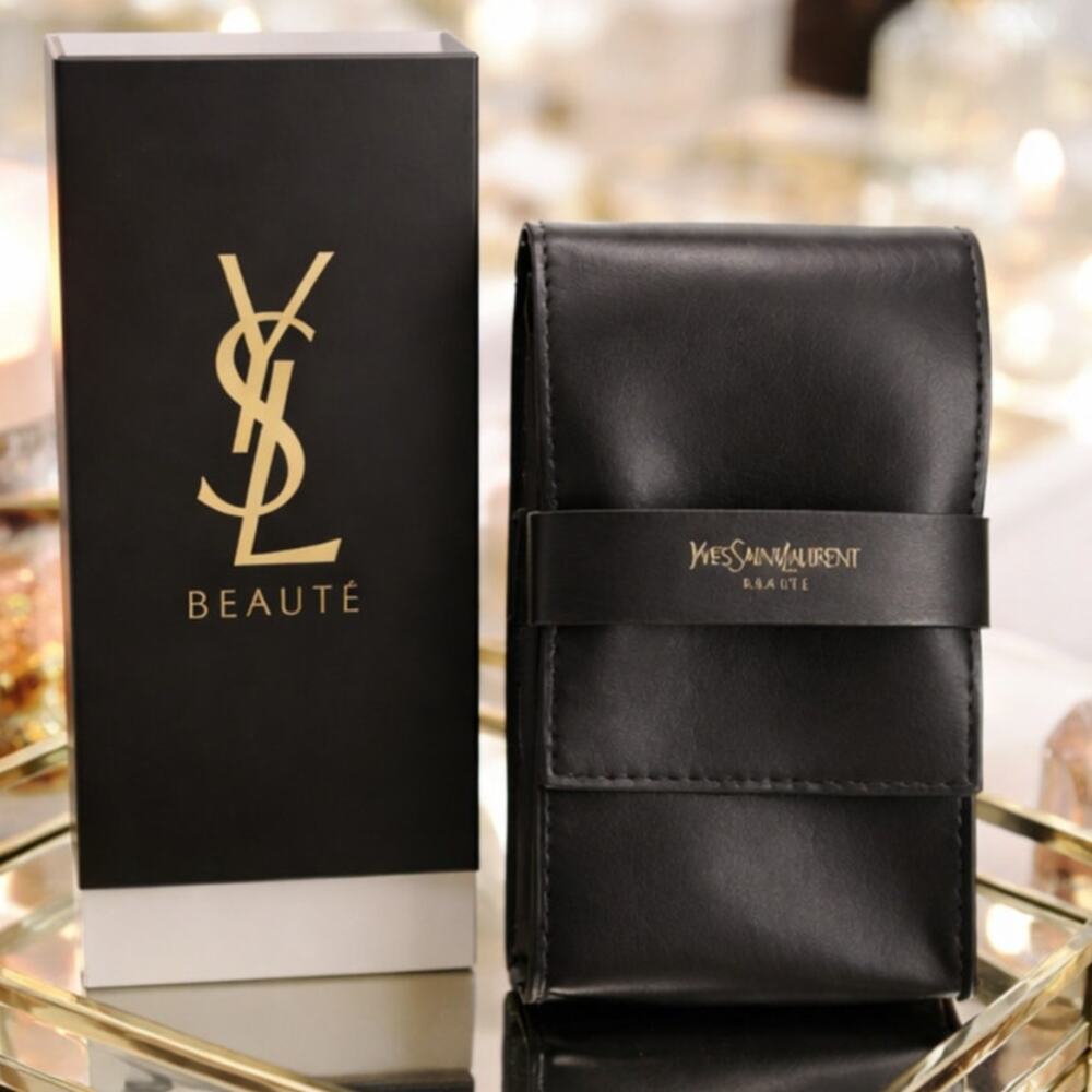 Beauty Brush Set + Travel Brush Case (3-Piece Set)